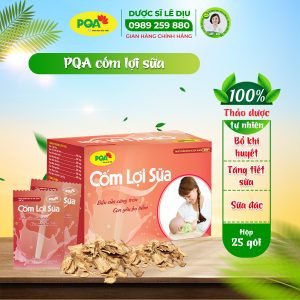 PQA Cốm lợi sữa 25 gói cho mẹ sau sinh ít sữa
