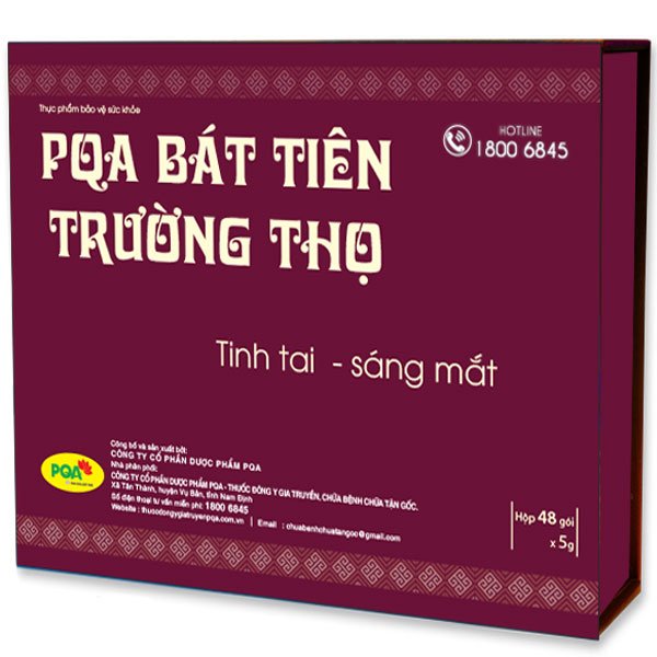pqa bát tiên trường thọ 48g