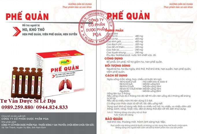 PQA phế quản 10 ống - Ảnh 2
