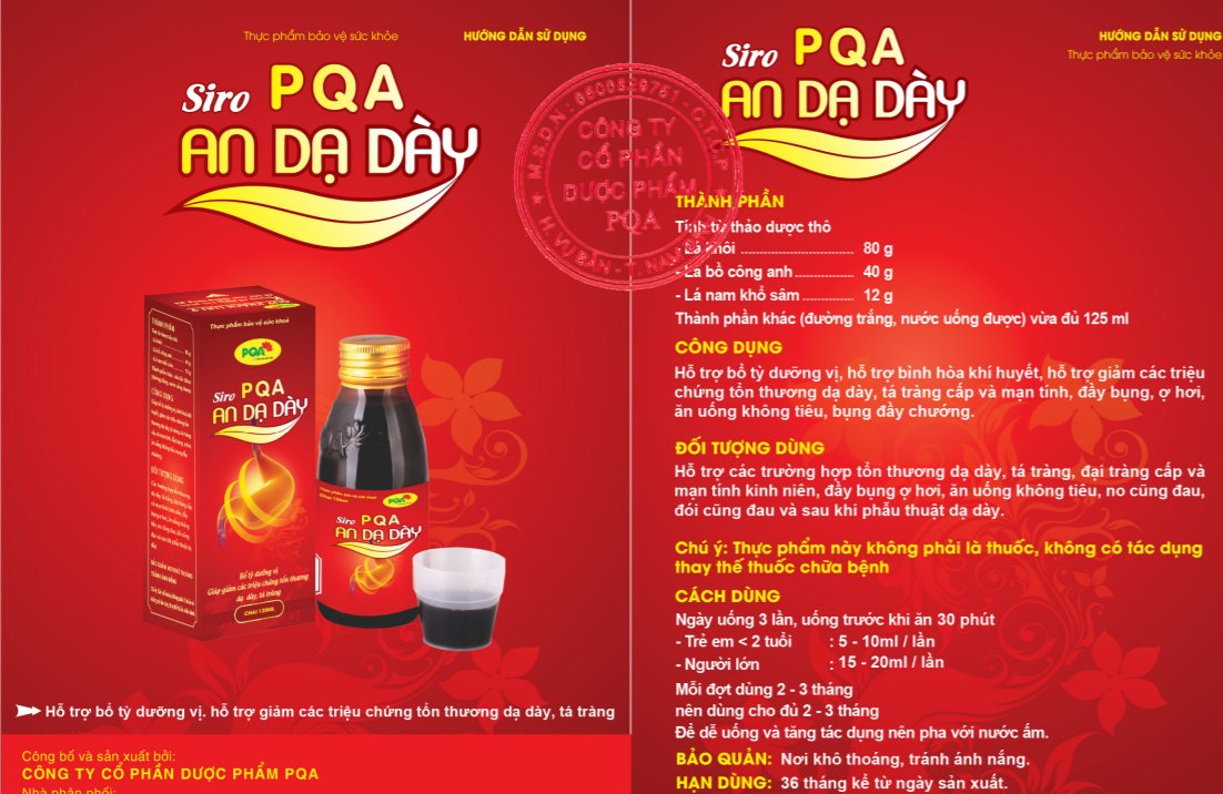 PQA An dạ dày catalog