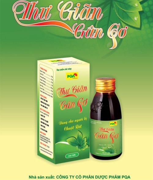 PQA thư giãn gân cơ
