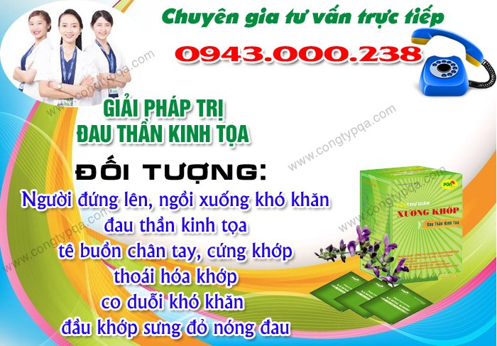 PQA trị đau thần kinh tọa