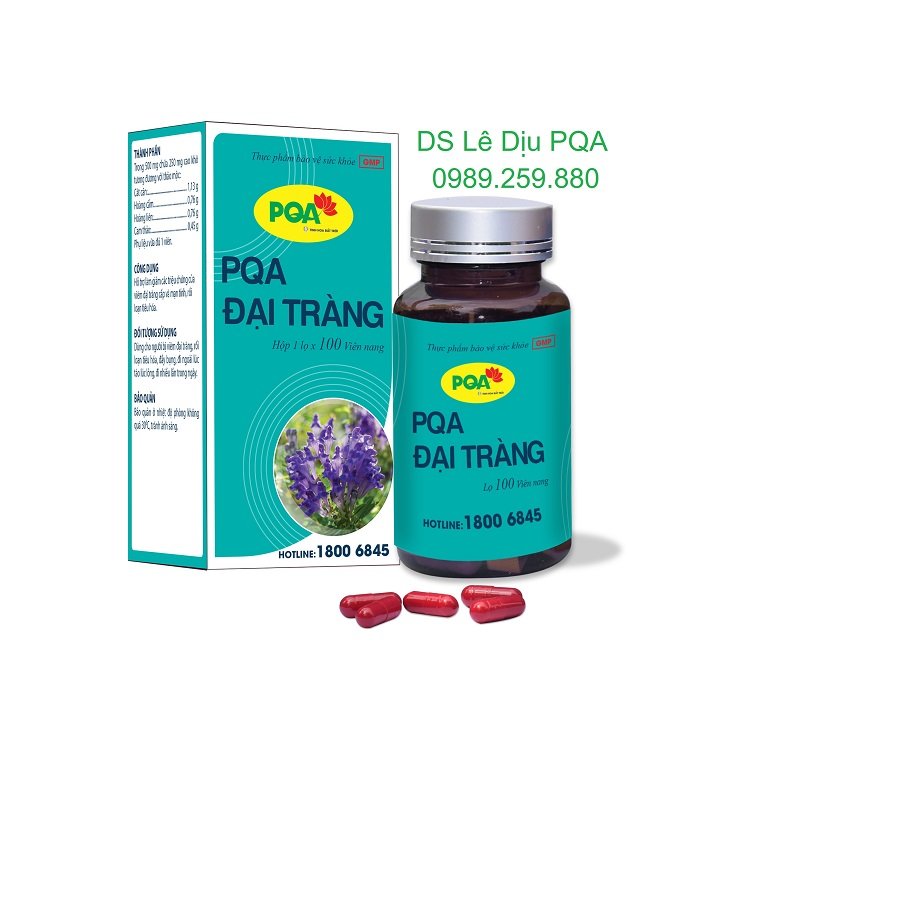 Viên nang đại tràng PQA 100 viên
