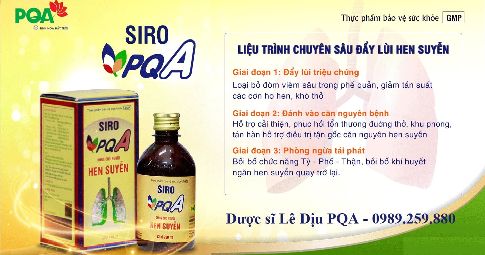 Liệu trình chuyên sâu đẩy lùi hen suyễn