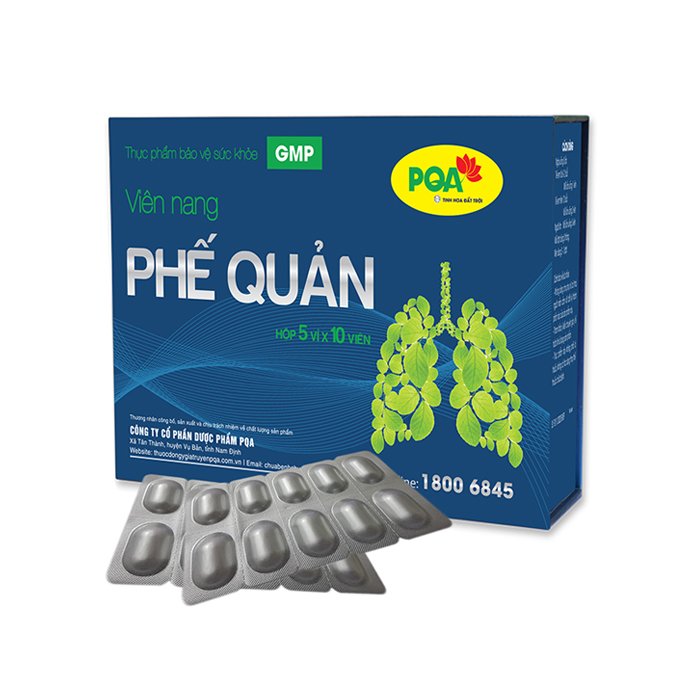 TPBVSK Viên Nang Phế Quản PQA 50 viên