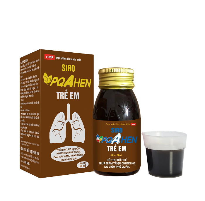 Siro Hen Trẻ Em chai 60ml