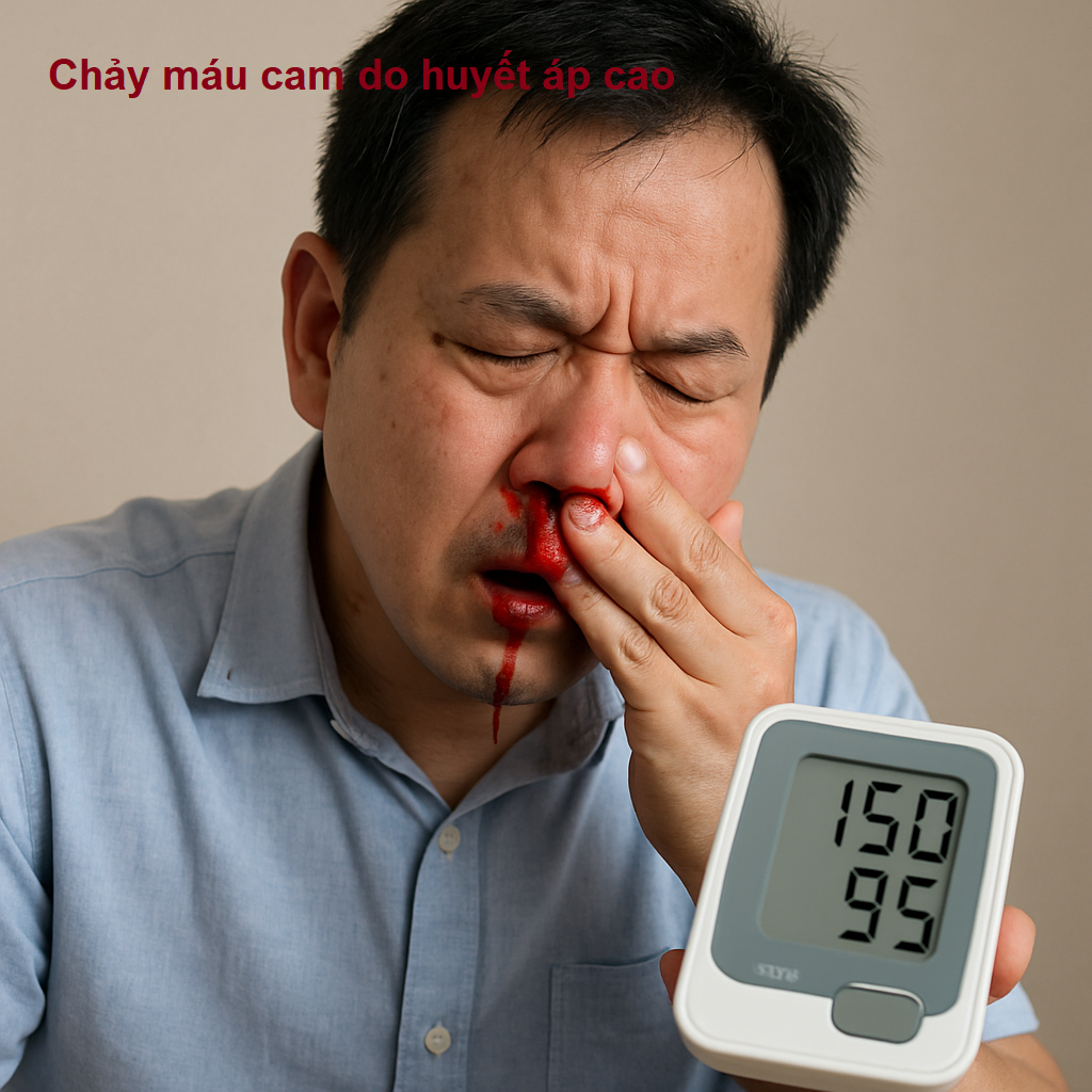 5 lưu ý về bệnh chảy máu cam do huyết áp cao