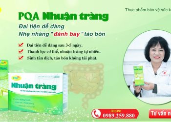 Nhuận tràng PQA đại tiện dễ dàng không còn táo bón
